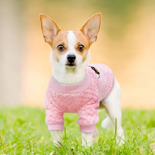 100% Cotton Soft Jacket For Dogs - 5 Different Sizes/ 2 Colors 9