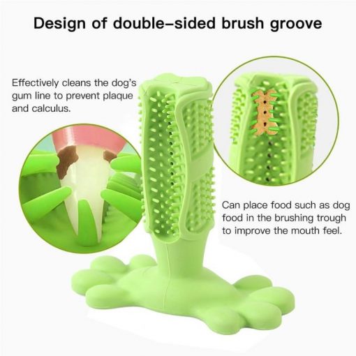 2020 Best Dog Chew Toy & Toothbrush for Dogs (2 in 1) 3