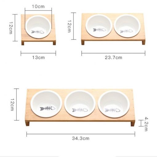 Most Professional HQ Wooden Bowel For Pet Feeding (cat/dogs) 3