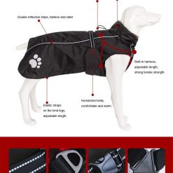 HQ Thick Winter Raincoat For medium And Larger Dog Breeds 20