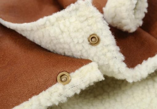 Thick Stylish Fleece Dog Jacket For Warmer Winter (3 sizes) 5