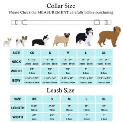 100% Cotton Colorful Dog Collar (Adjustable+Collar+Leash) 10