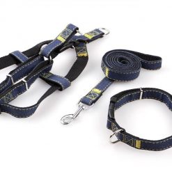 High Quality Jeans Dog Collar And Leash (multiple options) 28
