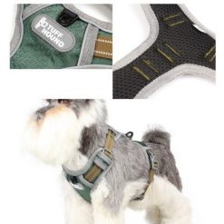 HQ Night Lights Reflective Dog Harness (Durable Soft Nylon) 10