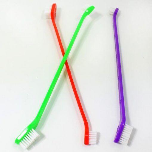 Soft & Easy To clean 2 Sides Long Toothbrush For Pet (dog/cats) 2