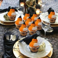 Laser Cut Halloween Decoration For Cupcake & Muffin (12pcs/set) 13