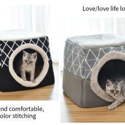 Best 2 In 1 Cat Soft Tent & Bed - For Warmer Winter 18