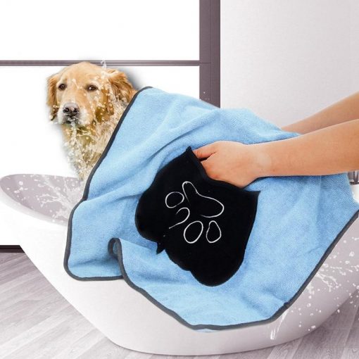 Very Absorbent Pet Bath Towel (very absorbent microfiber material) 1