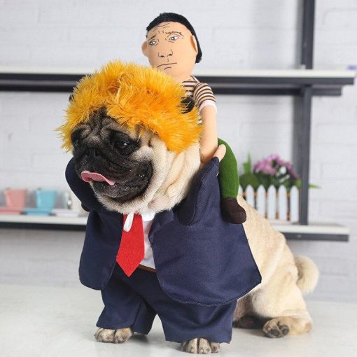 Funny Trump Halloween Pet Costume (dogs/cats - 4 sizes) 1
