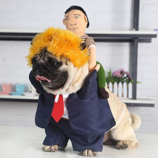 Funny Trump Halloween Pet Costume (dogs/cats - 4 sizes) 6