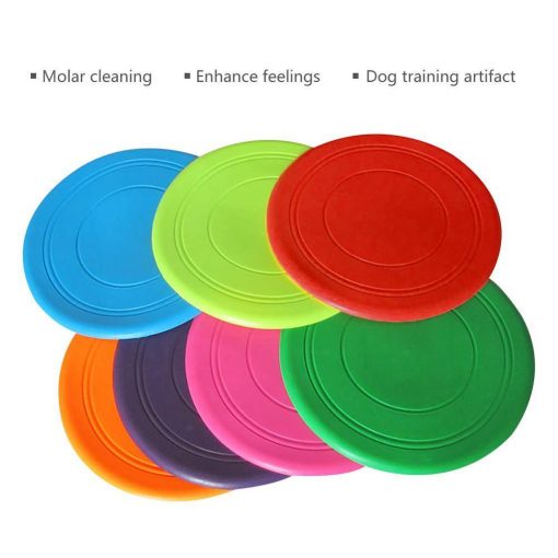 Multi-Functional Dog Flying Silicon Disc - 2 in 1 (Toy + Food Plate) 4