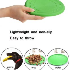 Multi-Functional Dog Flying Silicon Disc - 2 in 1 (Toy + Food Plate) 13