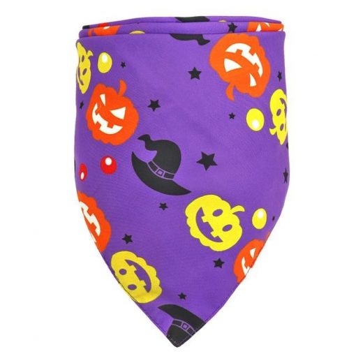 Colorful Stylish Pet Bandanna For Halloween - 100% Cotton 16