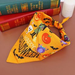 Colorful Stylish Pet Bandanna For Halloween - 100% Cotton 34