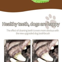 3 In 1 Dog Toothbrush + Chew Toy + Molar Training Toy 34