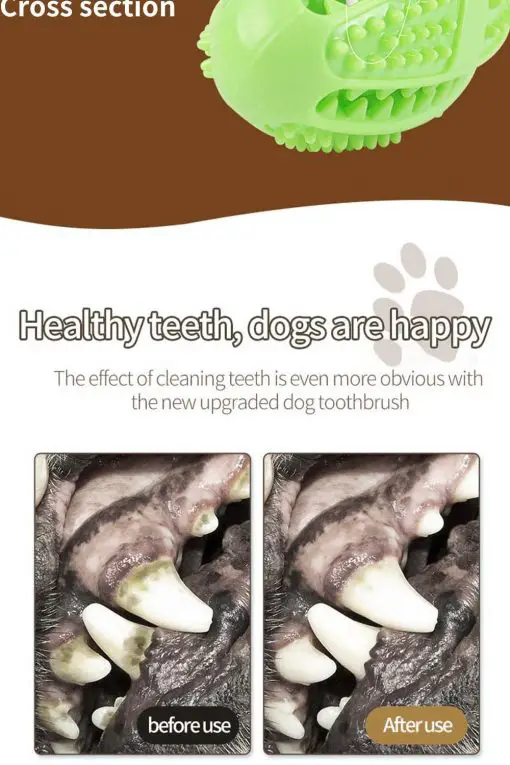 3 In 1 Dog Toothbrush + Chew Toy + Molar Training Toy 11