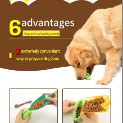 3 In 1 Dog Toothbrush + Chew Toy + Molar Training Toy 46