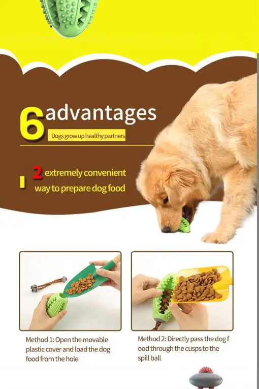 3 In 1 Dog Toothbrush + Chew Toy + Molar Training Toy 23