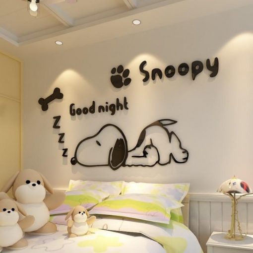 3D Large Snoopy Wall Stickers | Best Gift for Dog Lovers 1