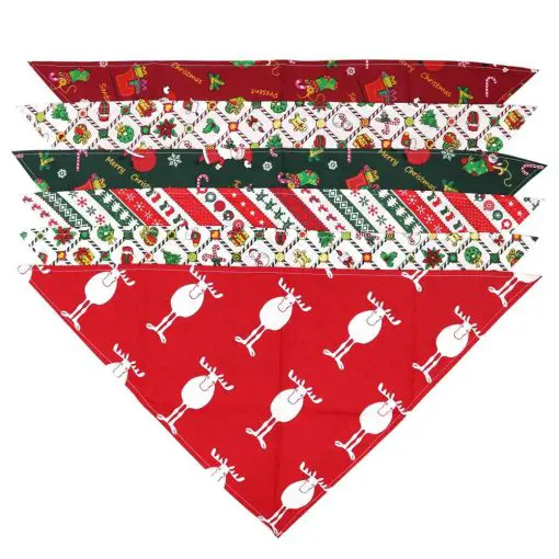 HQ 50 Pets Colorful Christmas & Summer Bandannas (Cats & Dogs) 1