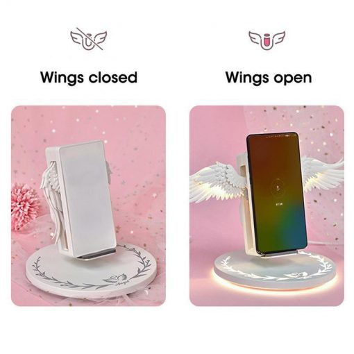 Angel Wing LED Wireless Charger 4