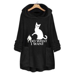 I D0 WHAT I WANT CAT HOODIE WITH EARS 17