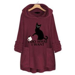 I D0 WHAT I WANT CAT HOODIE WITH EARS 15