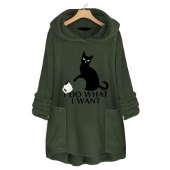 I D0 WHAT I WANT CAT HOODIE WITH EARS 16