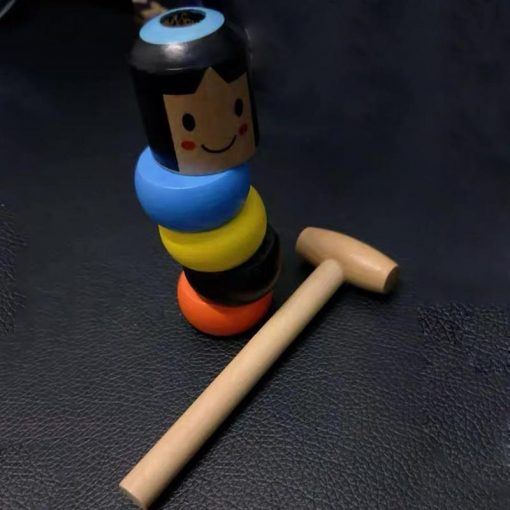 LITTLE WOODEN MAN WHO CAN'T BEAT INTERESTING MAGIC TOY (Not much stock, hurry up!!) 2