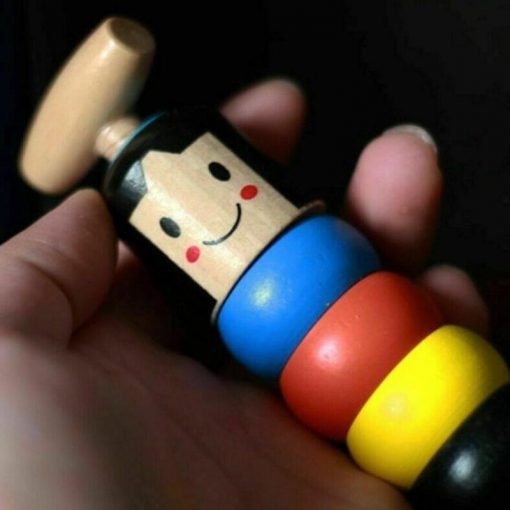 LITTLE WOODEN MAN WHO CAN'T BEAT INTERESTING MAGIC TOY (Not much stock, hurry up!!) 6