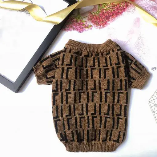 Thick Brown Pullover For Dog For Warmer Winter (all sizes) 2