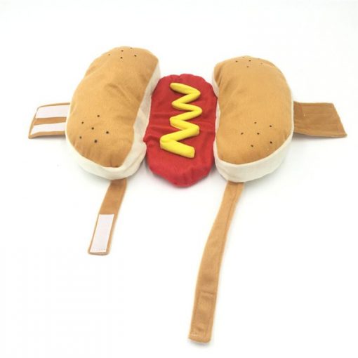 Funny Hot Dog Costume For Dogs (Autumn & Winter Costume/ 3 sizes) 5