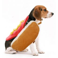 Funny Hot Dog Costume For Dogs (Autumn & Winter Costume/ 3 sizes) 8
