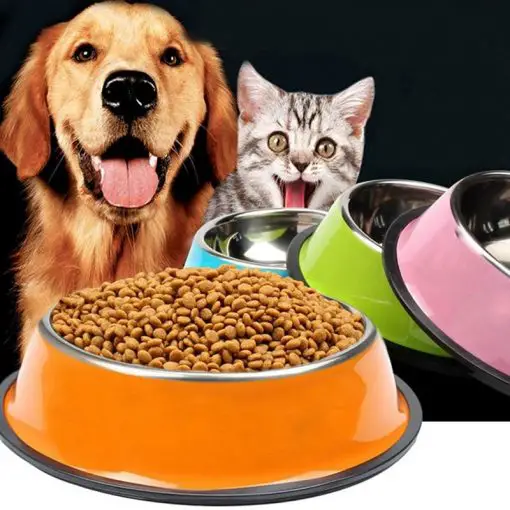 Large HQ Stainless Steel Food/Water Bowl For Pets (dogs/cats) 1