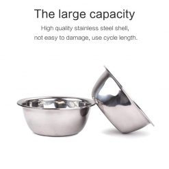 Most Durable Stainless Steal Double Food Bowl For Dogs 9