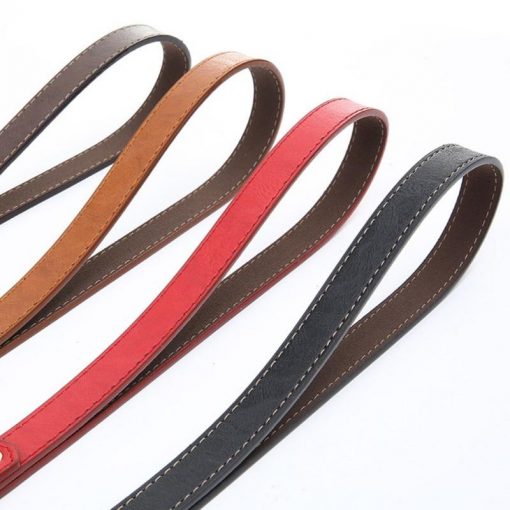 Best Running Solution - Durable Leather Shock Absorbing Leash 6