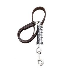 Best Running Solution - Durable Leather Shock Absorbing Leash 12