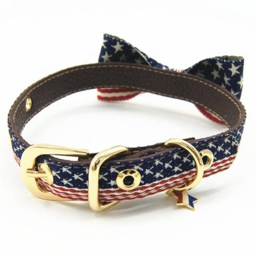 High Quality Bow Tie Dog Collar (adjustable/for medium&bigger dogs) 4