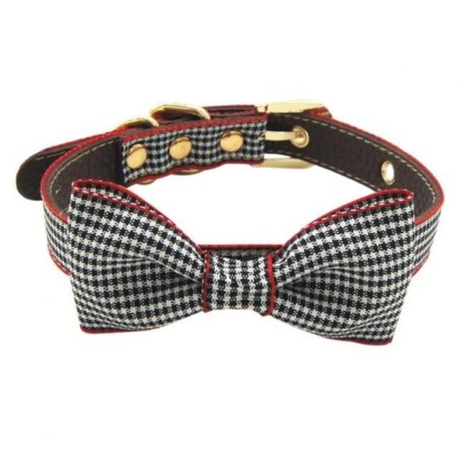 High Quality Bow Tie Dog Collar (adjustable/for medium&bigger dogs) 5