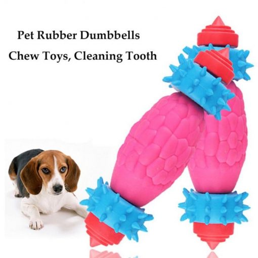 Durable Anti-Biting Dog Toy and Teeth Cleaner (Soft rubber made) 1