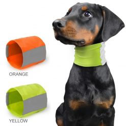 Best 2 in 1 Collar + Soft Neck Scarf For Dog (soft nylon/stretchable) 13