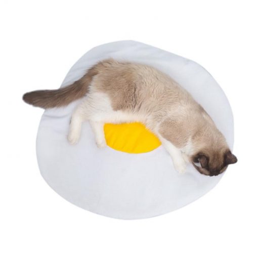 Soft & Comforting Pet Egg Shape Mat For Warmer Winter (100% cotton) 3