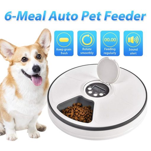 Smart Automatic Pet Food Dispenser (6 food grids/digital timer) 1