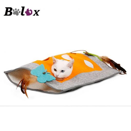 2020 Best Two in One Cat Blanket & Interactive Toy 1