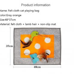 2020 Best Two in One Cat Blanket & Interactive Toy 8