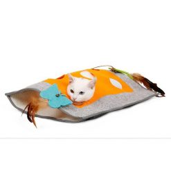 2020 Best Two in One Cat Blanket & Interactive Toy 9