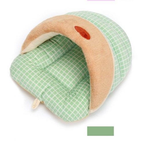 Soft 100% Cotton Covered With HQ Fleece Dog Bed For Winter 13