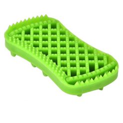 HQ Rubber Massage Comb For Dogs Bathing (Durable Silicone) 10