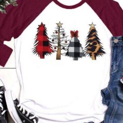 Merry Christmas Trees Shirt 6