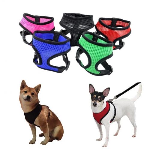 Colorful Breathable Dog Harness - Made of Durable & Soft Nylon 1